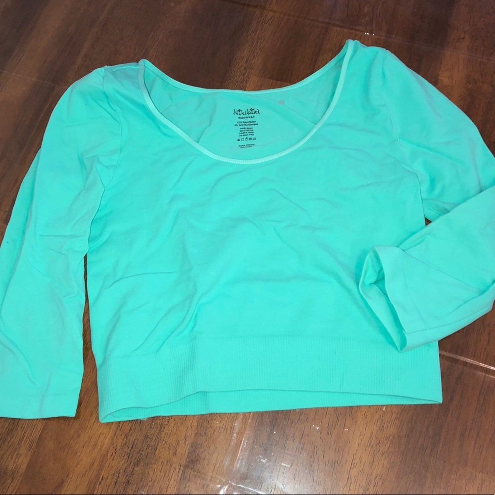 Turquoise Crop Top